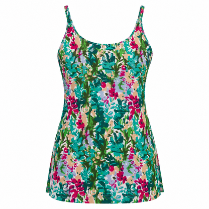 Tropical Floral- Sleeveless Kurti