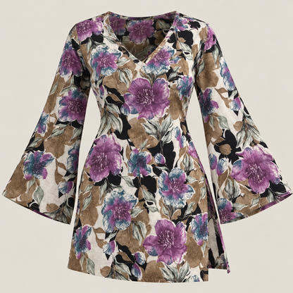 Aurelia Botanique- Bell Sleeve Kurti