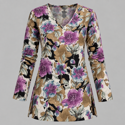 Aurelia Botanique- Straight Sleeve Kurti